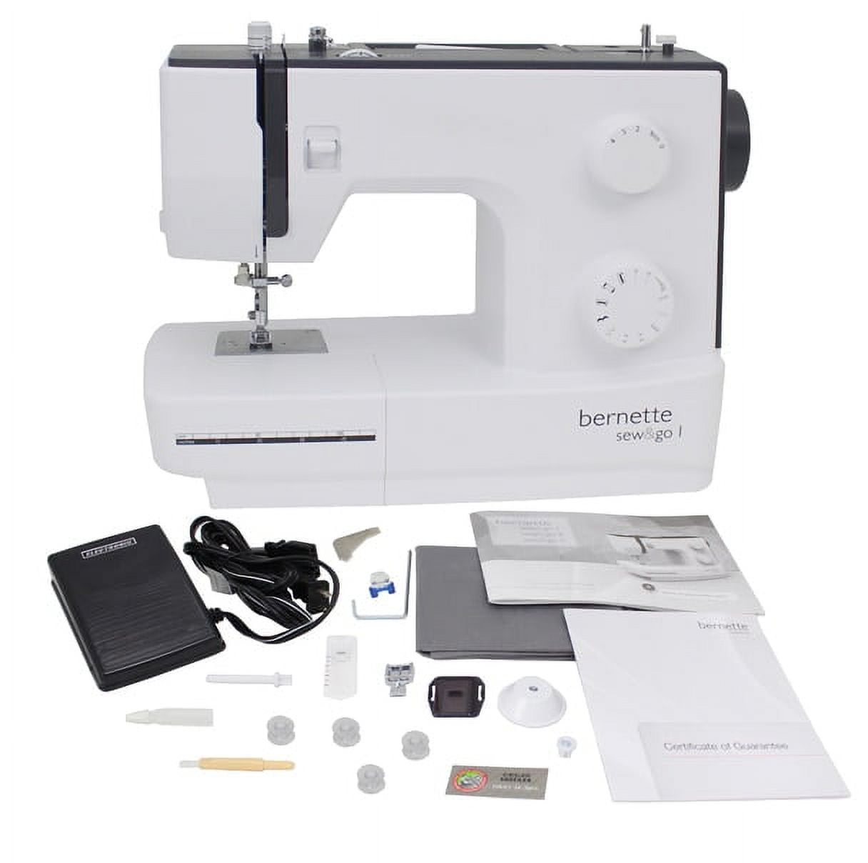 Bernette Sew and Go 1, Swiss Design Mechanical Sewing Machine 
