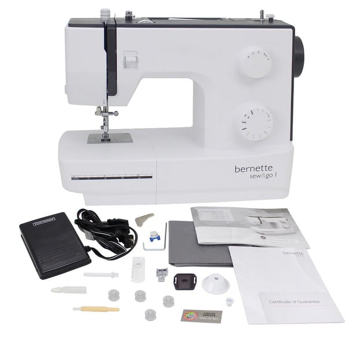 Bernette Sew and Go 1, Swiss Design Mechanical Sewing Machine