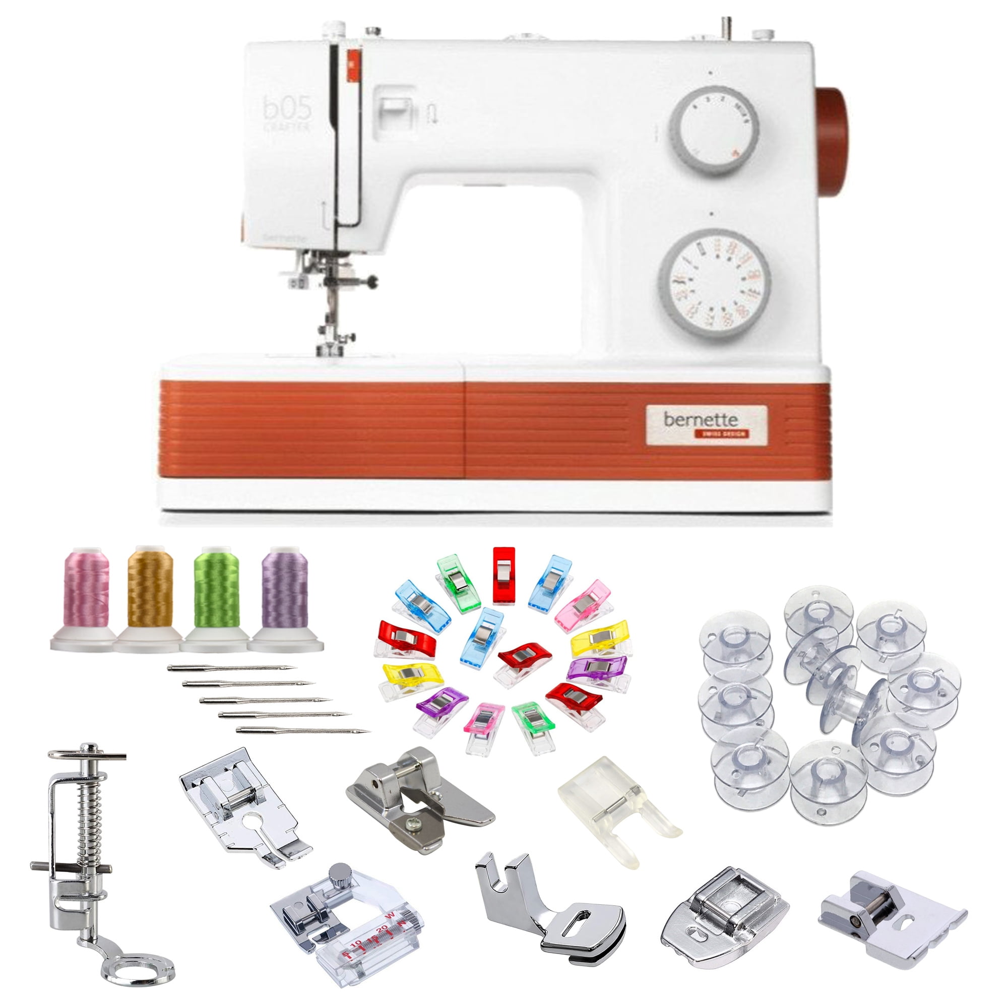 Bernette b05 Crafter Swiss Design Sewing Machine with $249 Bonus Bundle