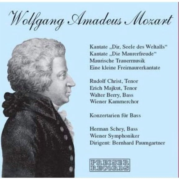 Bernhard Paumgartner - Freimaurermusik - Classical - CD
