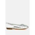 thumbnail image 1 of Berni Metallic Square Toe Flat Slingbacks, 1 of 11