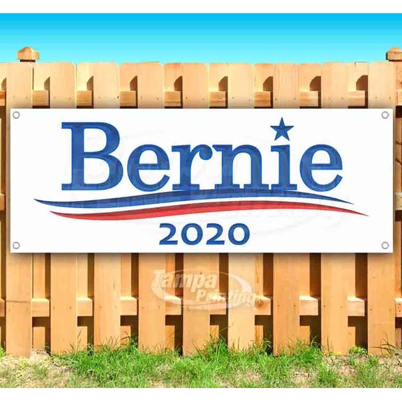 Bernie 2020 13 oz Vinyl Banner With Metal Grommets