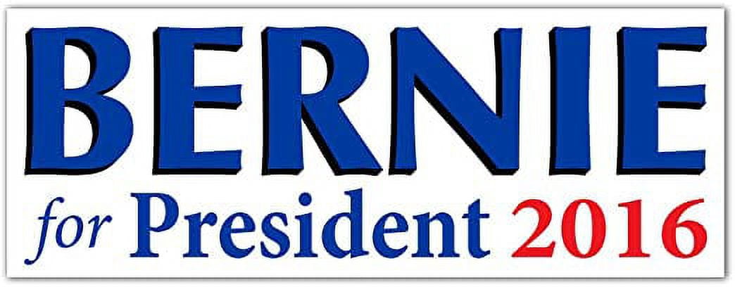 Bernie For president 2016 Presidential Election Vinyl Bumper Sticker 3 ...