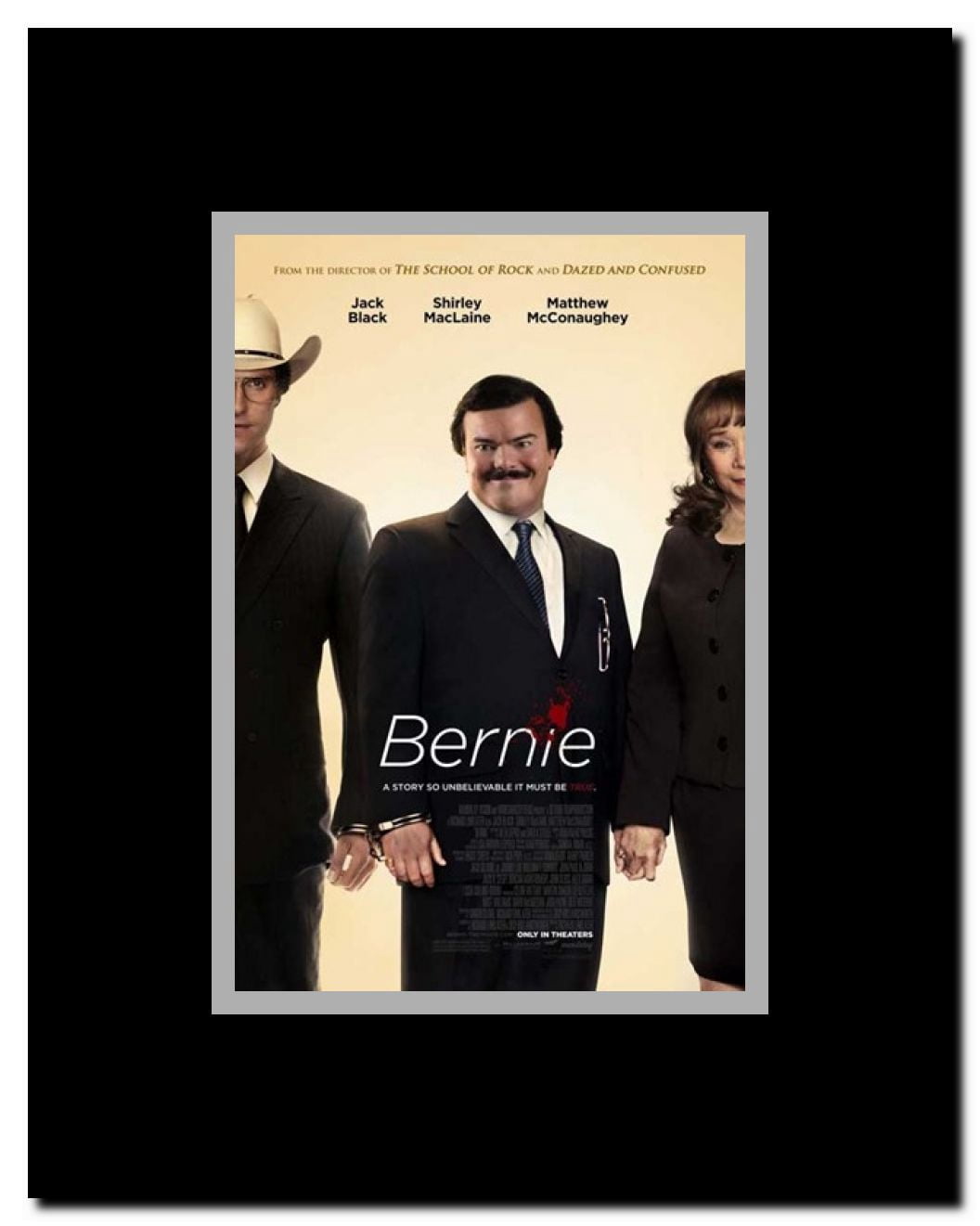 Bernie Framed Movie Poster