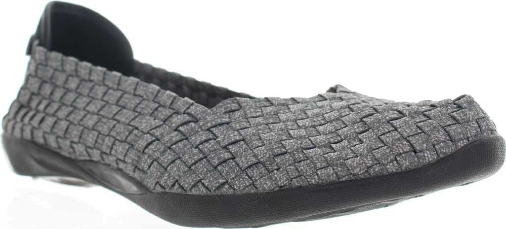 Bernie Mev Women's Catwalk Ballet Flat - Memory Foam Insole, Breathable Woven Upper | Comfortable Casual Shoes