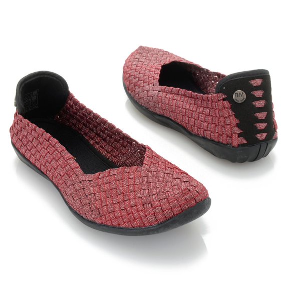 Bernie Mev "Catwalk" Woven Slip-on Shoes