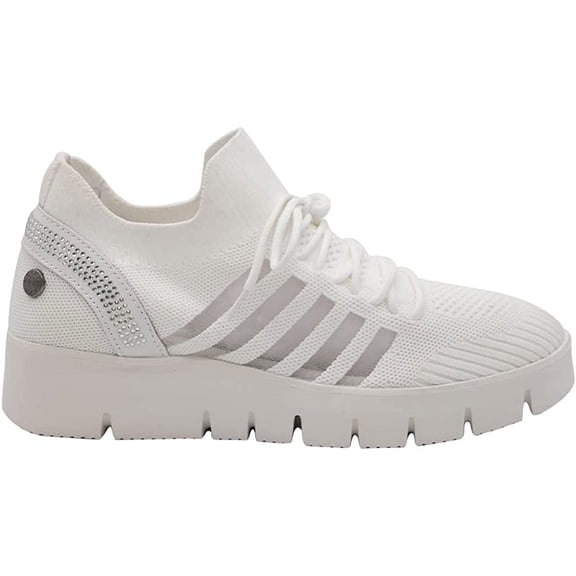 Bernie Mev Fx Bernice Crystals Women's Shoes Size US 9 M ((EU 39 ) White/Silver