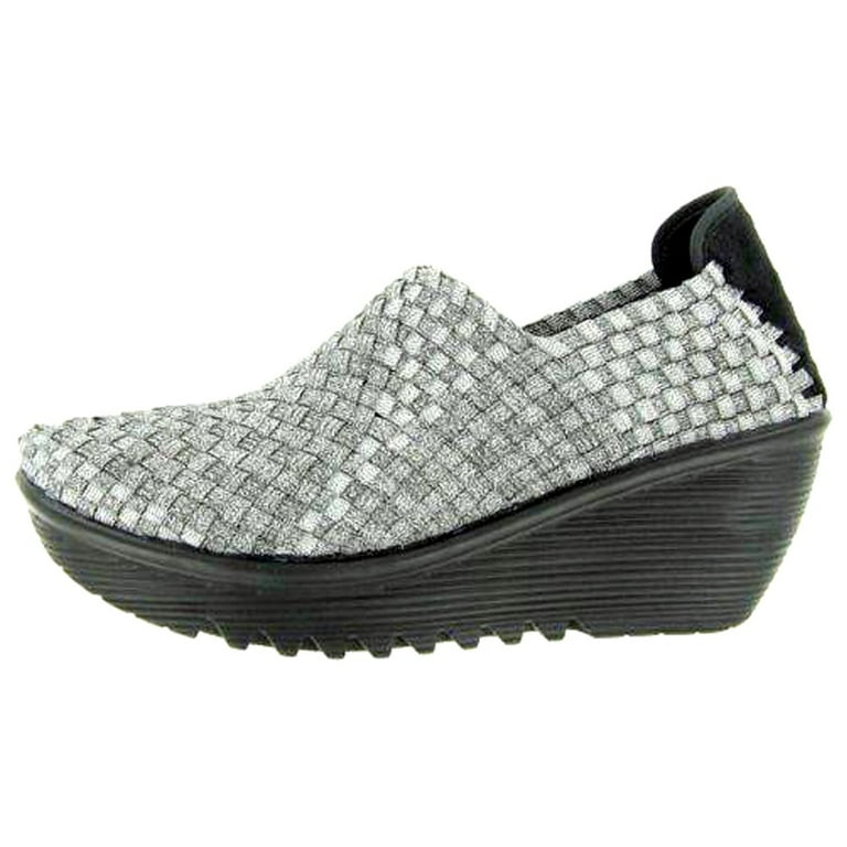 Bernie Mev Women's Gem Slip on Wedge Shoes
