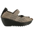 thumbnail image 1 of Bernie Mev Women?s, Halle Wedge Heel Open Toe Casuals Bronze 3.5 M, 1 of 3