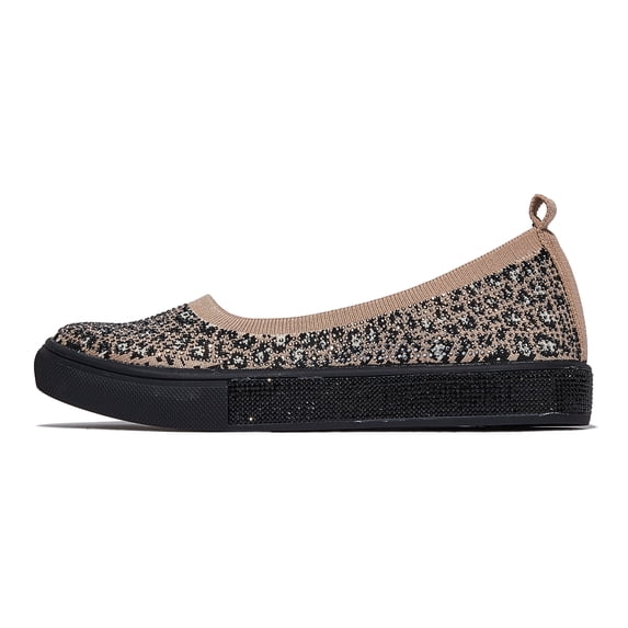 Bernie Mev Women's Mika Flat Shoes with Rhinestones
