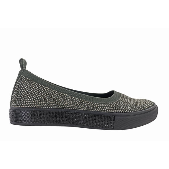 Bernie Mev Women's Mika Flat Shoes with Rhinestones