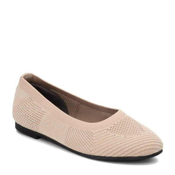 Bernie Mev Women's Nikki Flat Blush Silver 36