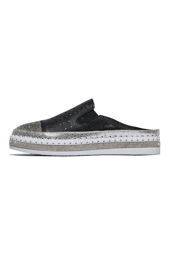 Women's TW Shine Leather Mule Shoes
