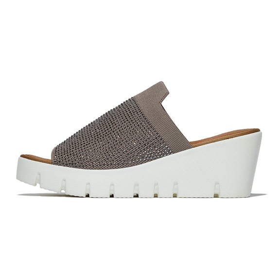 Bernie Mev Women's Venti Crystal Wedge Heel Sandal