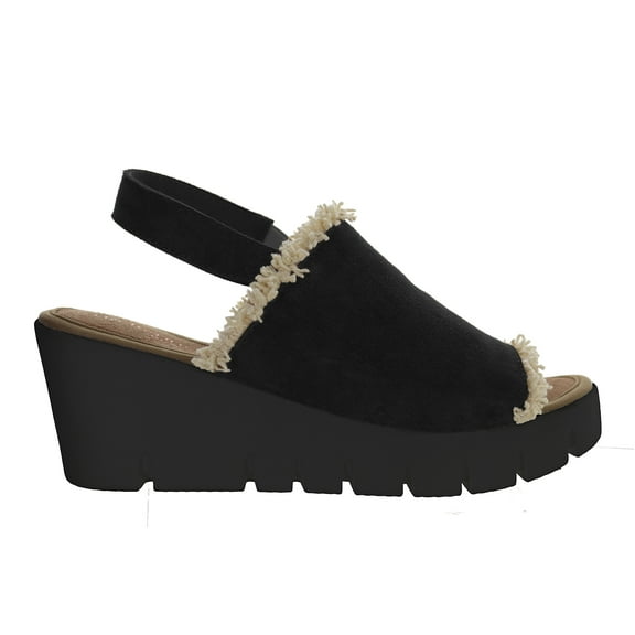 Bernie Mev Women's Venti Fringe Wedge Sandal