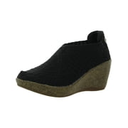 Bernie Mev Womens Sexy Woven Metallic Wedge Heels