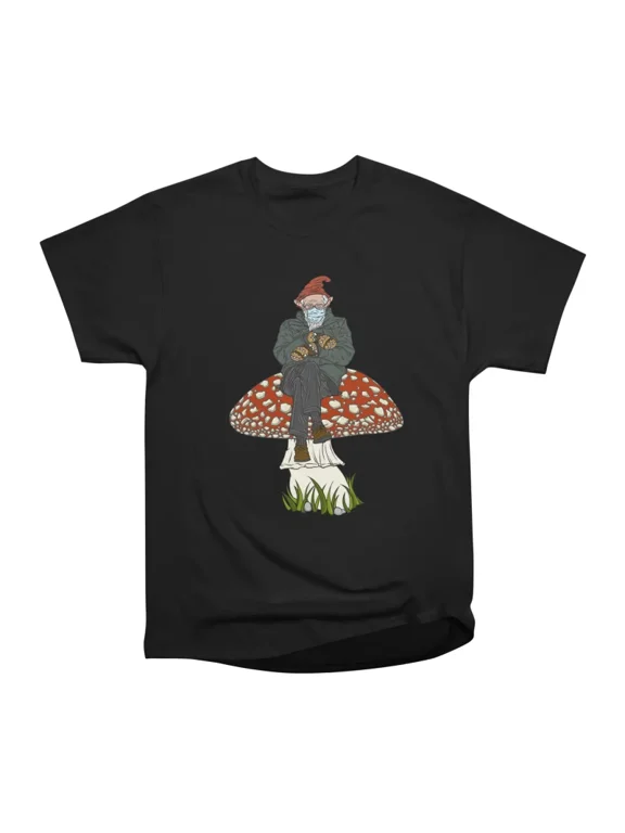 Bernie Mittens Gnome T-Shirt Tee Gift For Him Merch For Her Apparel For Friend