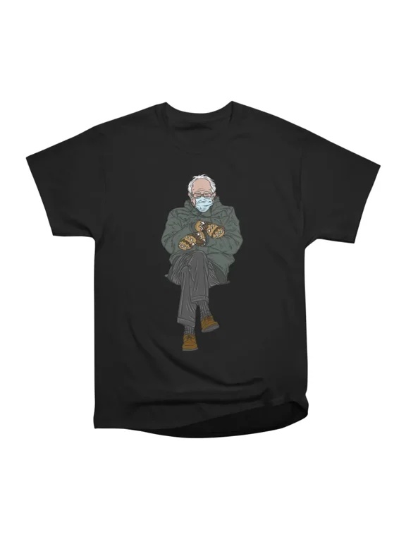 Bernie Mittens T-Shirt Tee Gift For Him Merch For Her Apparel For Friend