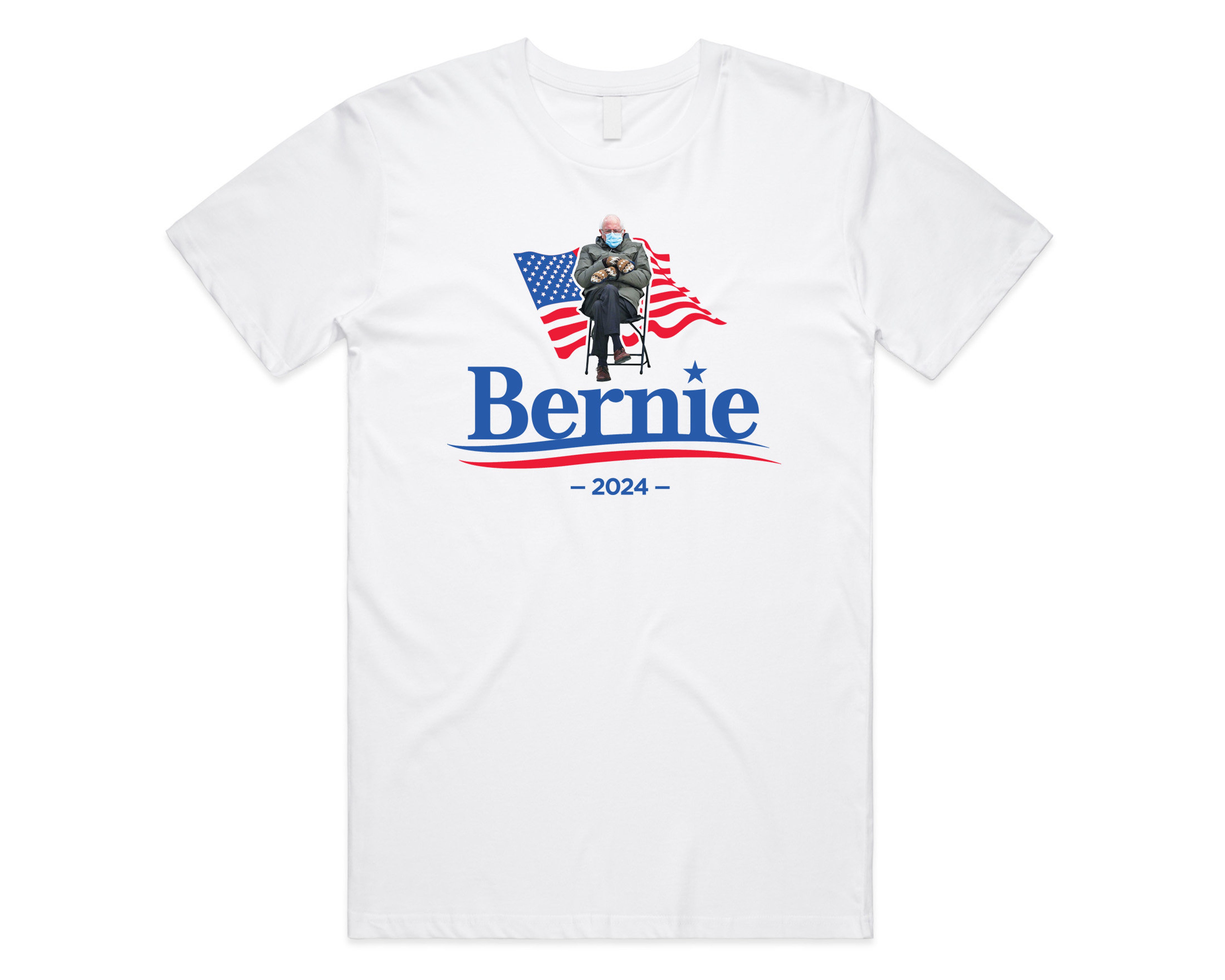 Bernie Sanders 2024 Tshirt Tee Top Funny Meme US Election Campaign