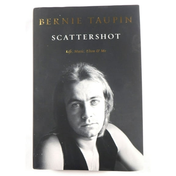 Bernie Taupin Signed Autograph Hardcover Book Elton John Writer Scattershot JSA