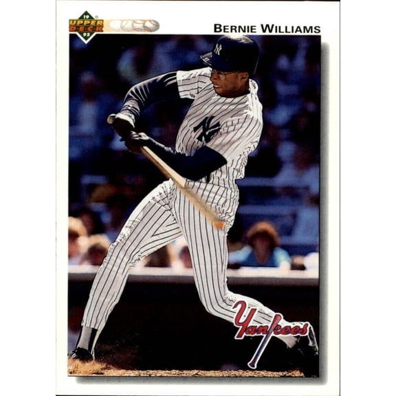 Bernie Williams 1992 Upper Deck MLB #556 Baseball Card New York Yankees