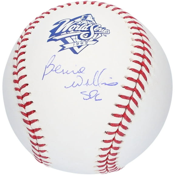 Bernie Williams New York Yankees Autographed 1999 World Series Logo Baseball - Fanatics Authentic Certified