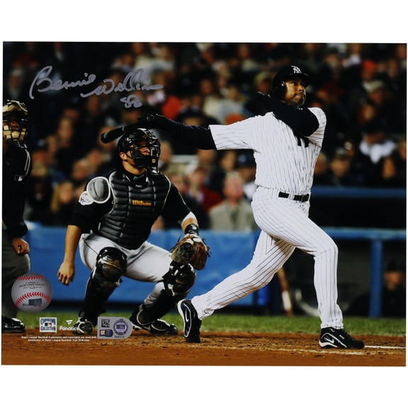 Bernie Williams New York Yankees Autographed 8" x 10" Hitting Photograph - Fanatics Authentic Certified