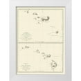thumbnail image 1 of Bernizet 14x18 White Modern Wood Framed Museum Art Print Titled - Hawaii or Iles Sandwich - Bernizet 1797, 1 of 4