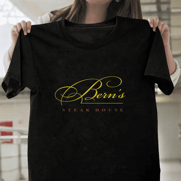 Berns Steak House Restaurant Brand Fan Graphic Design G9779 Unisex T-Shirt, up to size 3XL.
