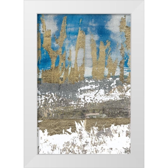 Bernsen, Leslie 11x14 White Modern Wood Framed Museum Art Print Titled - Gold Touch II