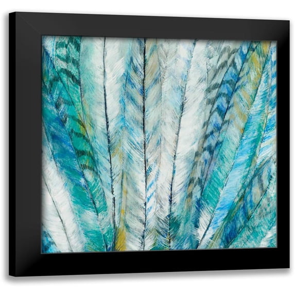 Bernsen, Leslie 15x15 Black Modern Framed Museum Art Print Titled - Taking Flight I