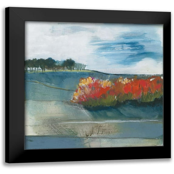 Bernsen, Leslie 15x15 Black Modern Framed Museum Art Print Titled - Tree Line