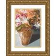 thumbnail image 1 of Bernsen, Leslie 23x32 Gold Ornate Wood Framed with Double Matting Museum Art Print Titled - Two Dozen Blooms, 1 of 4