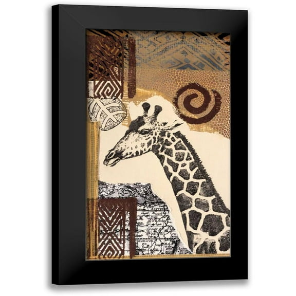 Bernsen/Tunick 10x14 Black Modern Framed Museum Art Print Titled - Safari III