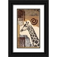 thumbnail image 1 of Bernsen/Tunick 12x18 Black Ornate Wood Framed with Double Matting Museum Art Print Titled - Safari III, 1 of 4