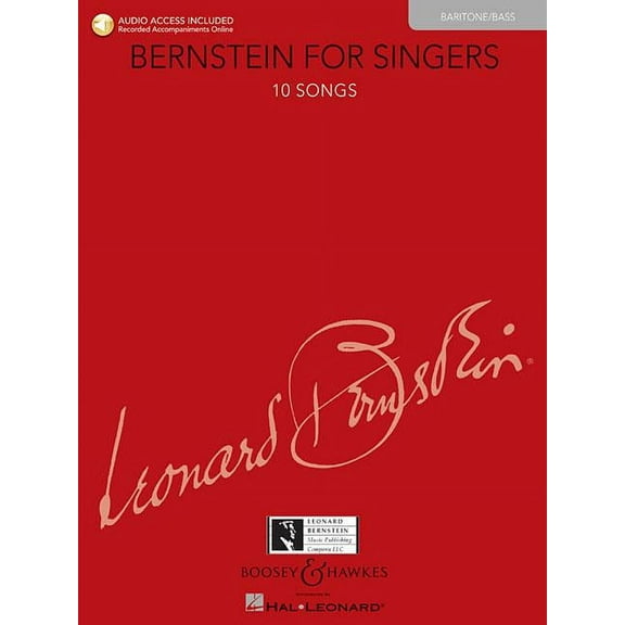 Bernstein for Singers - Baritone/Bass : With Piano Accompaniments Online (Hardcover)