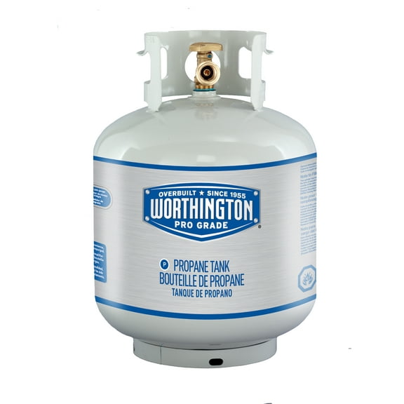 Bernzomatic 20 lb Refillable Propane Tank with Steel Construction and Overflow Protection