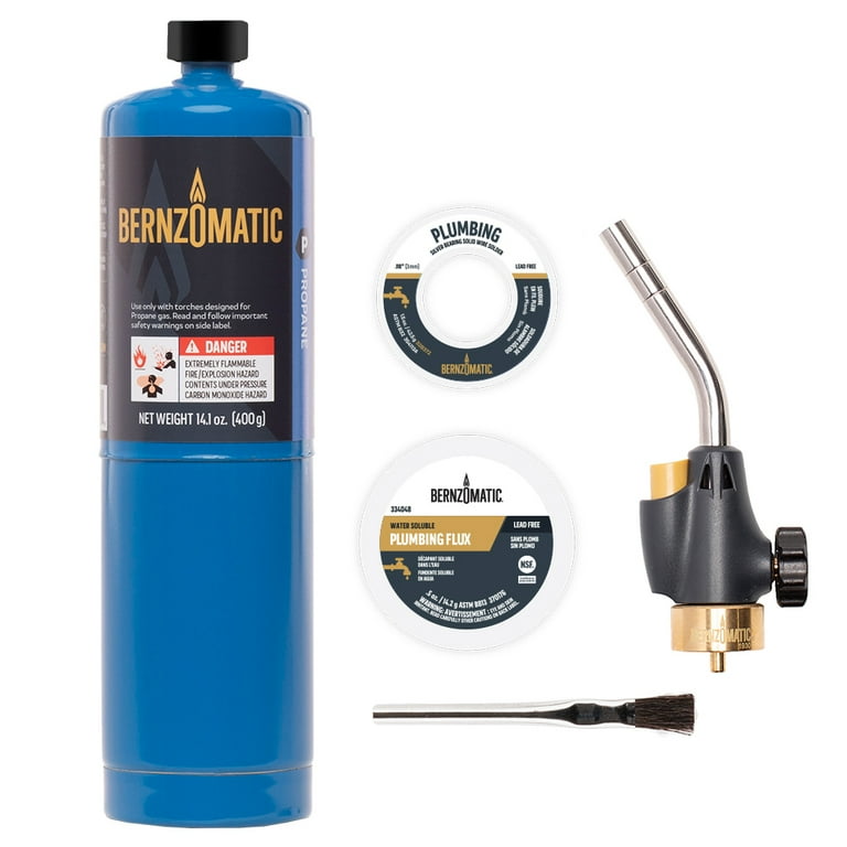 Bernzomatic Basic Trigger Start Torch Plumbing Kit WPK3201