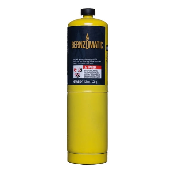 Bernzomatic MAP-Pro Fuel Cylinder for Brazing, Soldering, and Welding Tasks, 14.1 oz