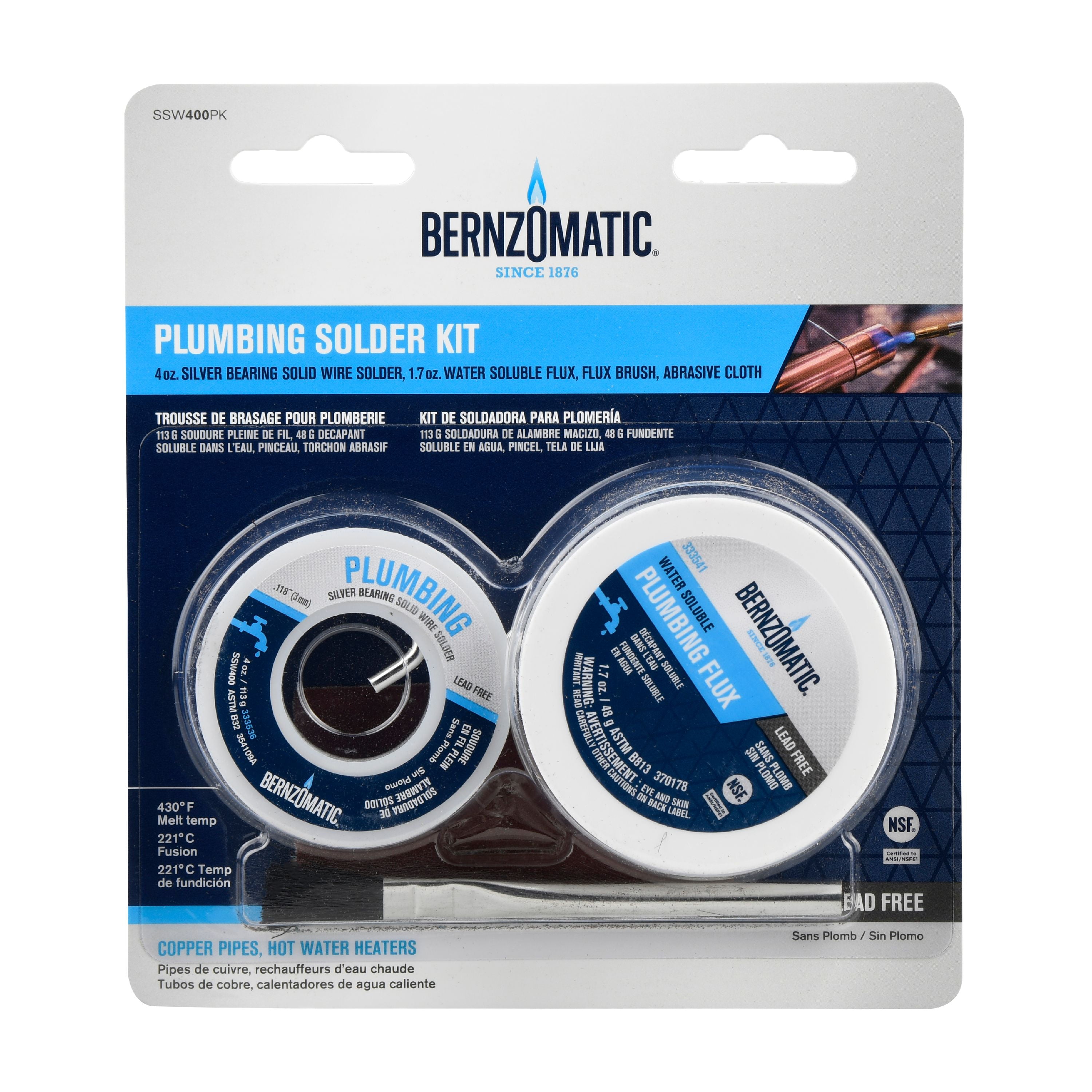 Bernzomatic Plumbing Solder Kit Walmart