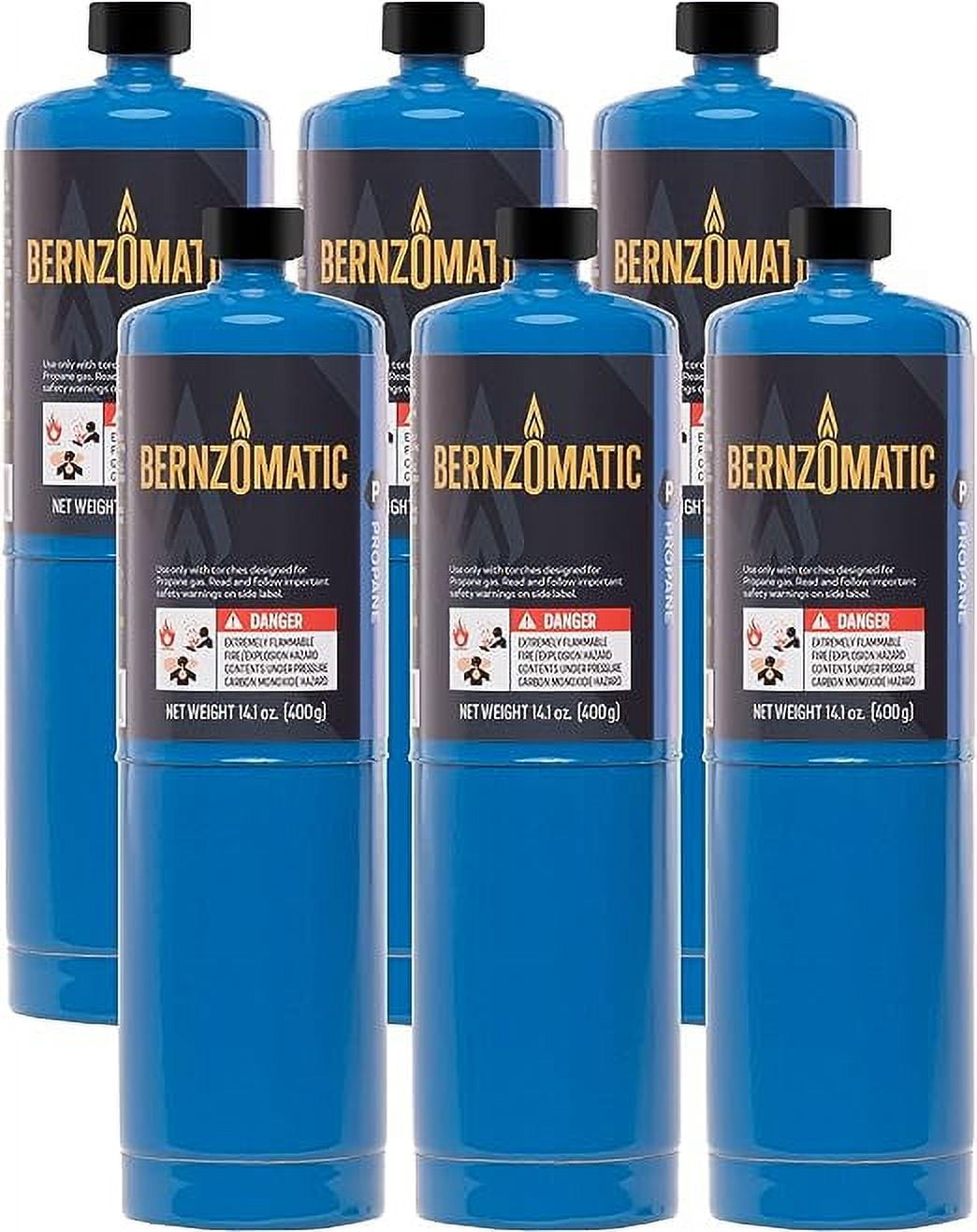 Bernzomatic Standard Propane Fuel Cylinder Pack of 6