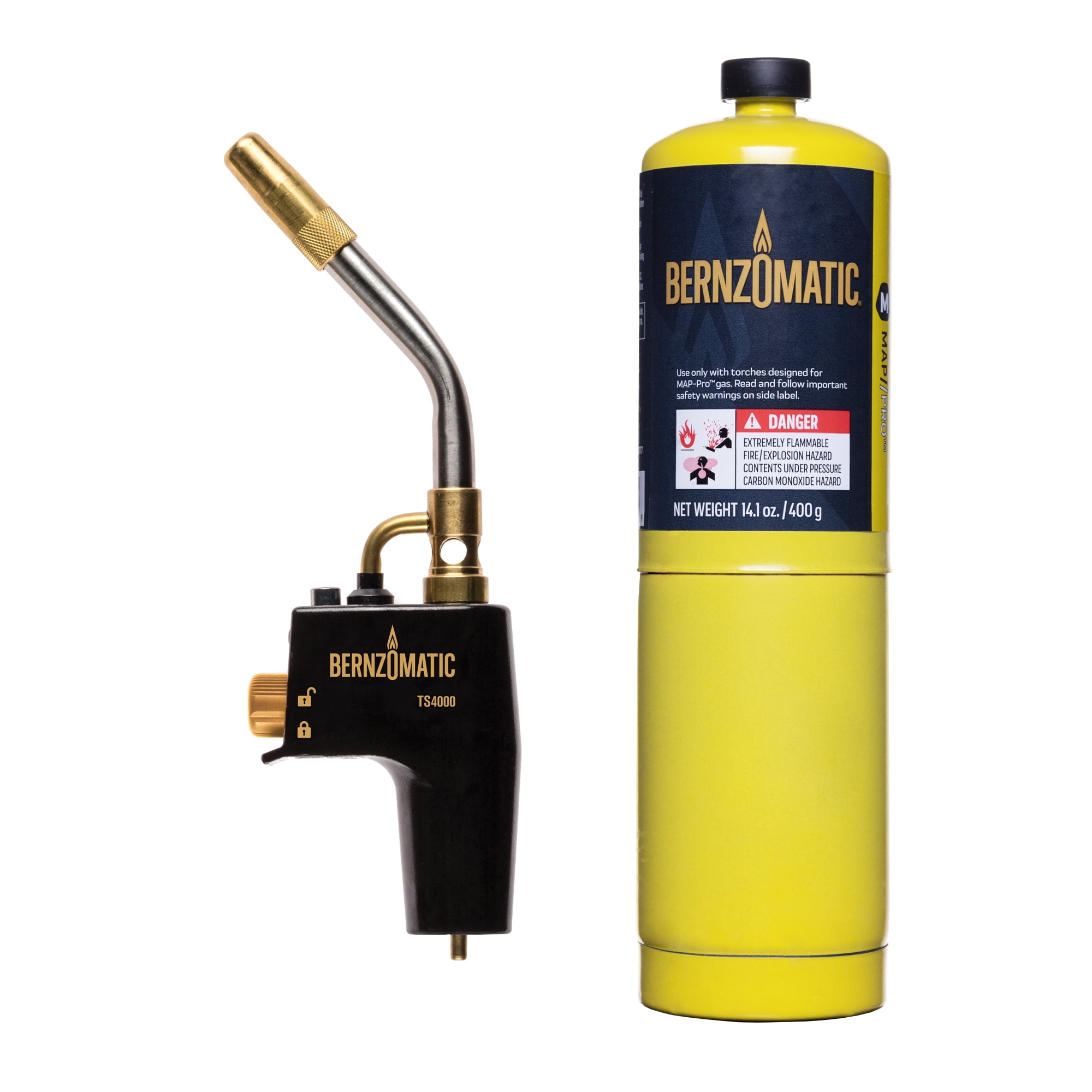 Bernzomatic High Heat Swirl Flame Torch Kit with Trigger Ignition