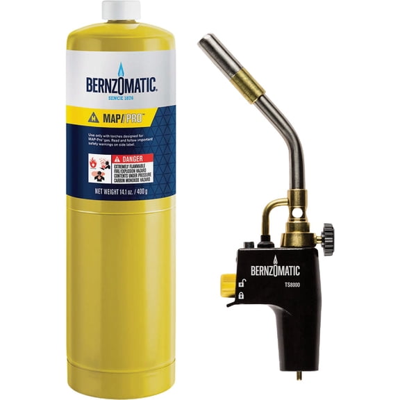 Bernzomatic Torch Kit MAX HEAT - Red Metal Torch