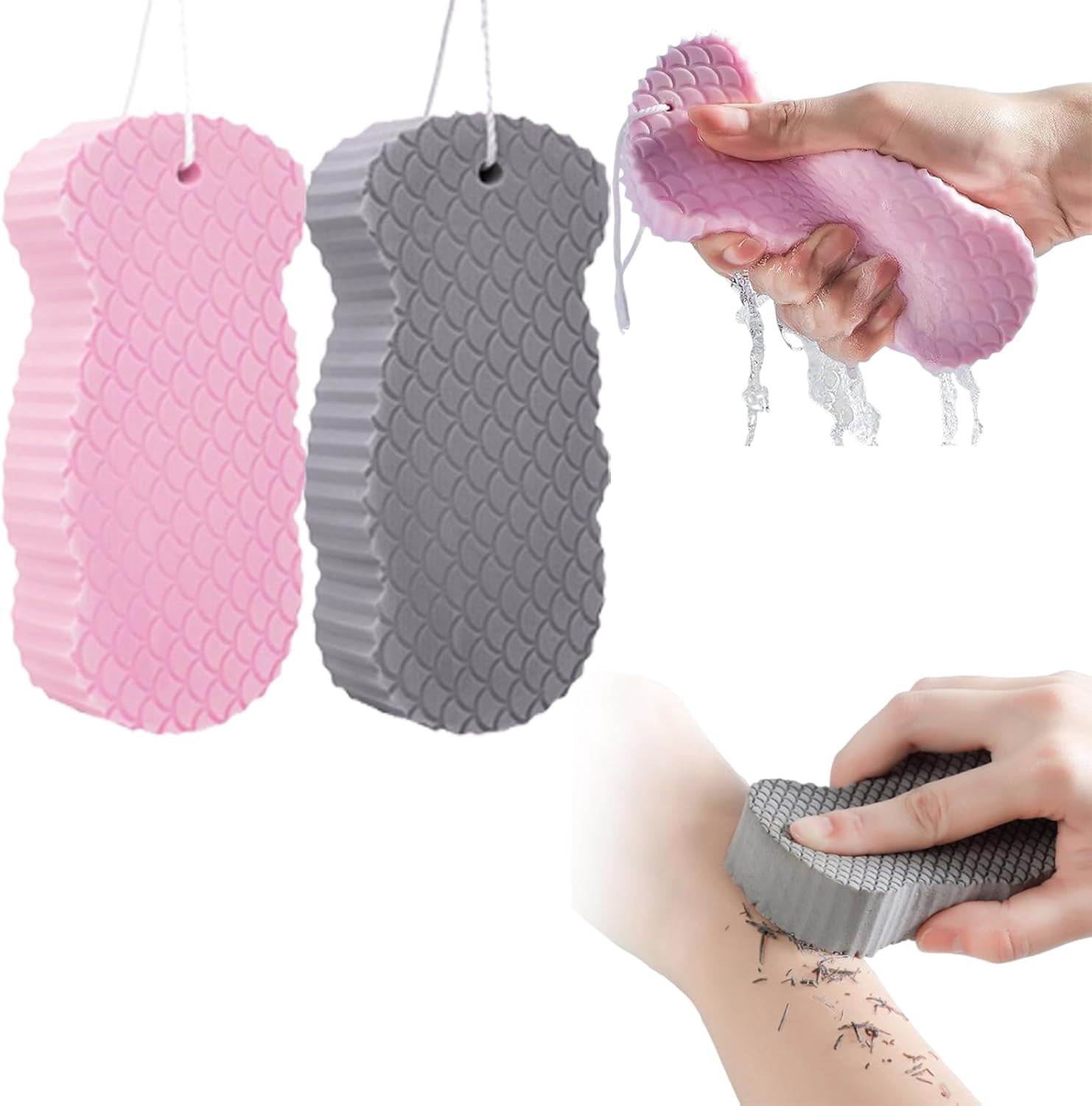 Berosely Skin Sponge, Berosely Radiant Skin Sponge, Magic Exfoliating ...