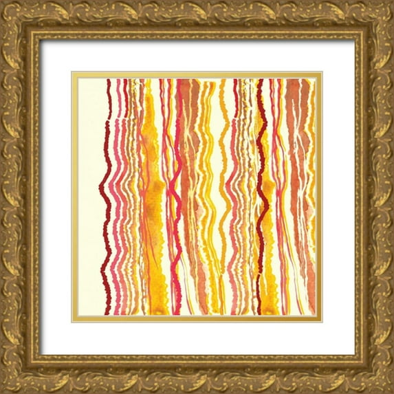 Berrenson, Sara 26x26 Gold Ornate Wood Framed with Double Matting Museum Art Print Titled - Desert Sunrise I