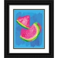 thumbnail image 1 of Berrenson, Sara 26x32 Black Ornate Wood Framed with Double Matting Museum Art Print Titled - Watermelon, 1 of 4