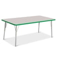 thumbnail image 1 of Rectangle Activity Table - 30" X 60", A-height - Freckled Gray/Green/Gray, 1 of 6