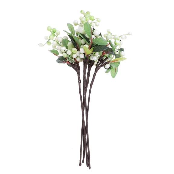Berries Artificial Fake Berry Stems Blueberry Faux Flower Picks Holly Branches Red Blueberries Decor Fruit Floral Stem