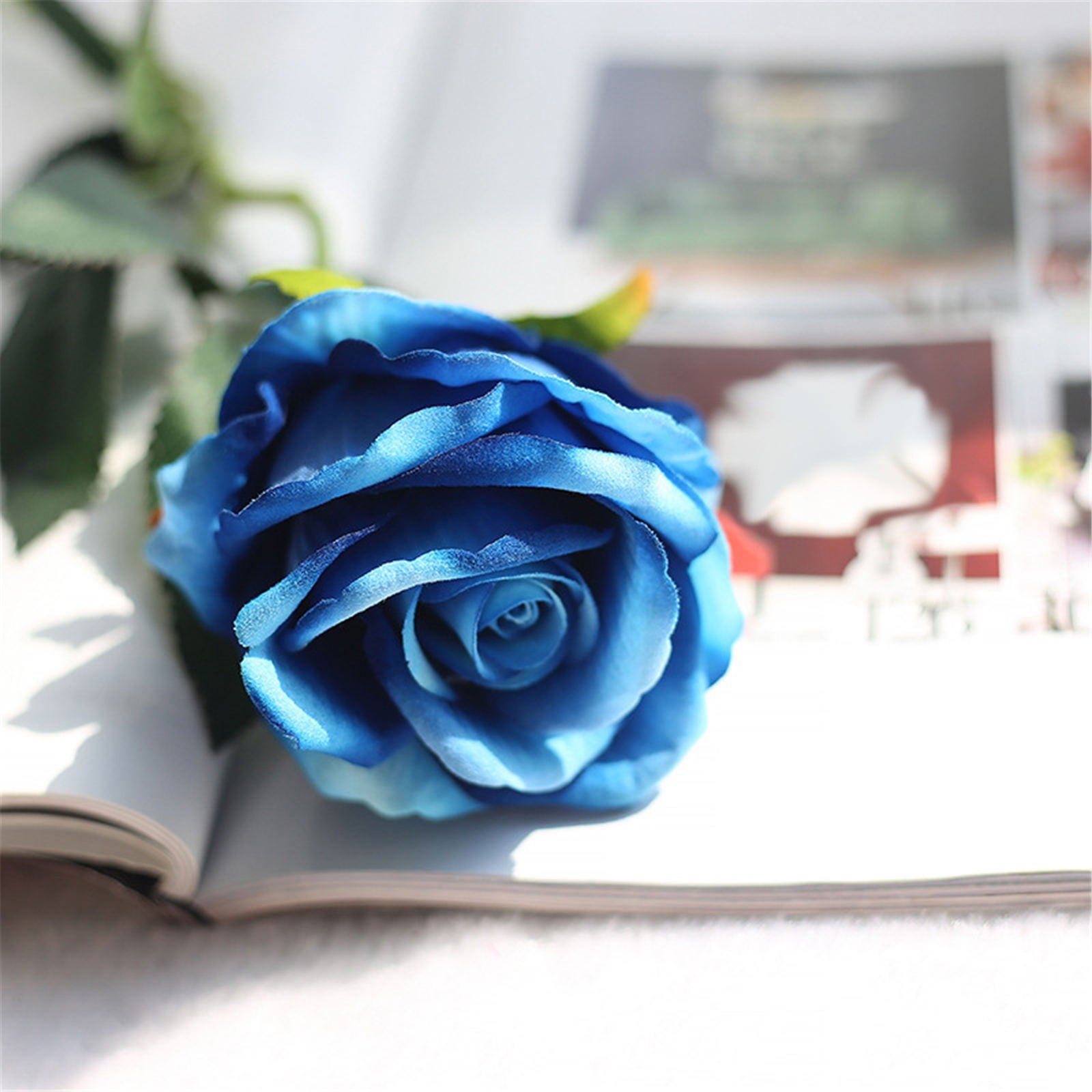 Berries Artificial Flowers Artificial Stemless Rose Flower Heads Floor