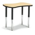 thumbnail image 1 of Collaborative Bowtie Table - 24" X 35" - Maple/Black, 1 of 6